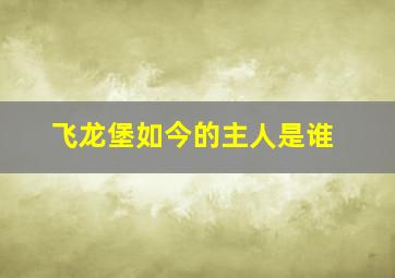 飞龙堡如今的主人是谁