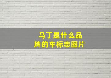 马丁是什么品牌的车标志图片