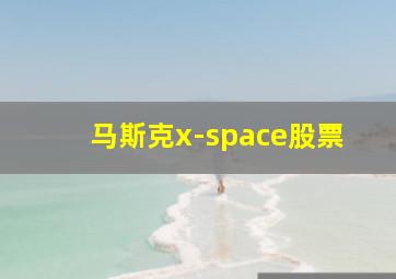 马斯克x-space股票