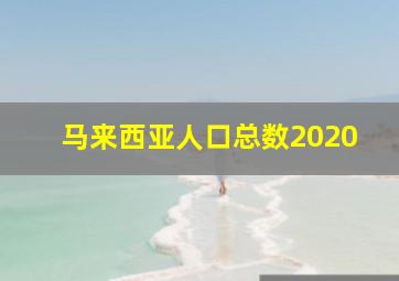 马来西亚人口总数2020