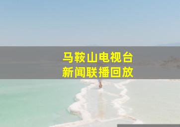 马鞍山电视台新闻联播回放