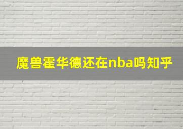 魔兽霍华德还在nba吗知乎