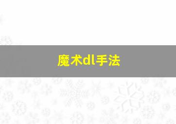 魔术dl手法