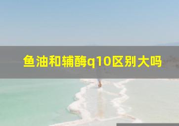 鱼油和辅酶q10区别大吗