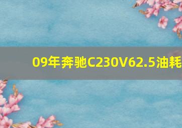 09年奔驰C230V62.5油耗