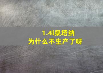 1.4l桑塔纳为什么不生产了呀