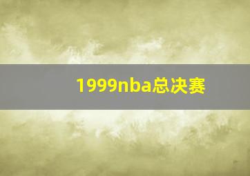 1999nba总决赛