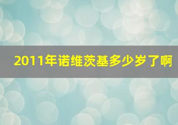 2011年诺维茨基多少岁了啊