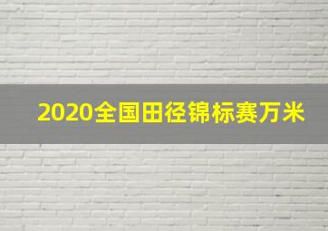 2020全国田径锦标赛万米