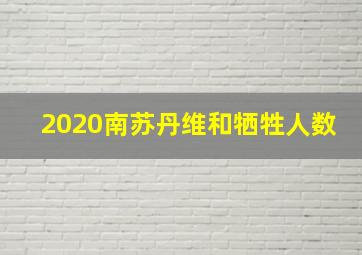 2020南苏丹维和牺牲人数