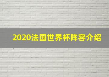 2020法国世界杯阵容介绍