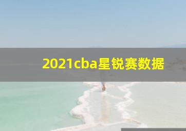 2021cba星锐赛数据