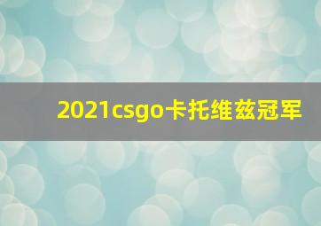 2021csgo卡托维兹冠军