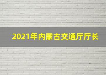 2021年内蒙古交通厅厅长