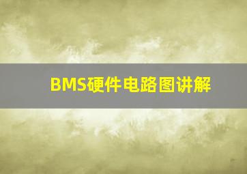 BMS硬件电路图讲解