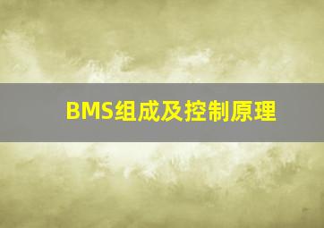 BMS组成及控制原理