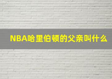 NBA哈里伯顿的父亲叫什么