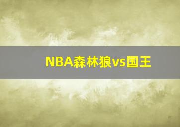 NBA森林狼vs国王