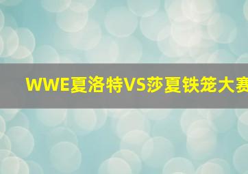 WWE夏洛特VS莎夏铁笼大赛