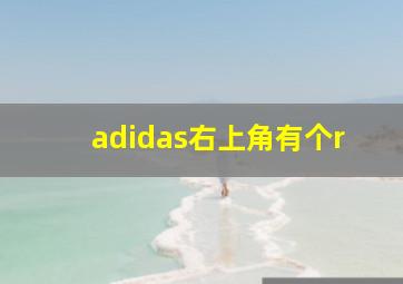 adidas右上角有个r