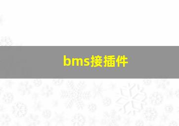 bms接插件