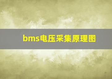 bms电压采集原理图