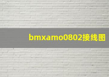 bmxamo0802接线图