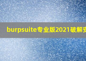 burpsuite专业版2021破解安装