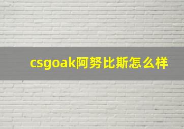 csgoak阿努比斯怎么样