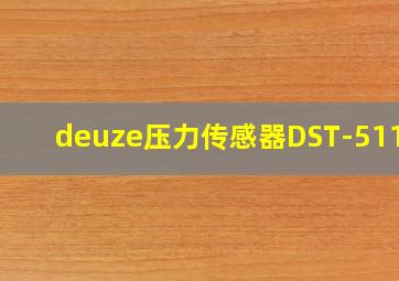 deuze压力传感器DST-5116V