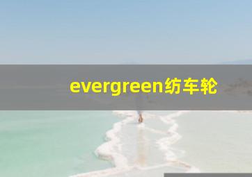 evergreen纺车轮