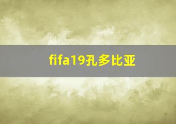 fifa19孔多比亚