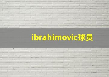 ibrahimovic球员