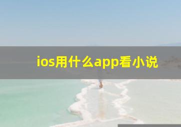 ios用什么app看小说