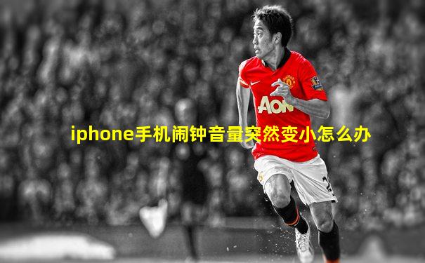 iphone手机闹钟音量突然变小怎么办