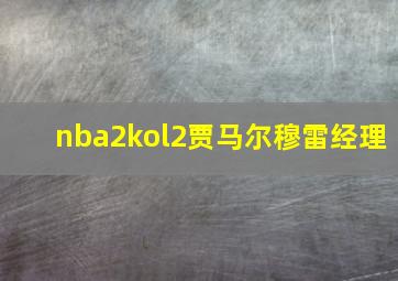 nba2kol2贾马尔穆雷经理