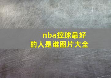 nba控球最好的人是谁图片大全