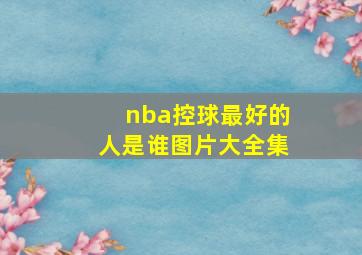 nba控球最好的人是谁图片大全集