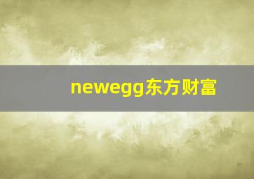 newegg东方财富