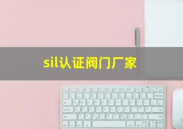 sil认证阀门厂家