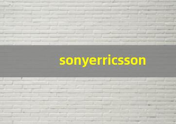 sonyerricsson