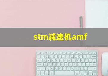 stm减速机amf