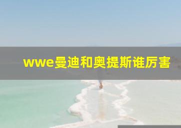 wwe曼迪和奥提斯谁厉害