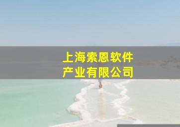 上海索恩软件产业有限公司