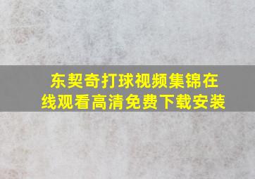 东契奇打球视频集锦在线观看高清免费下载安装