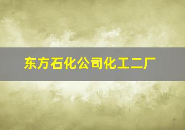 东方石化公司化工二厂