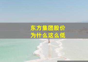 东方集团股价为什么这么低