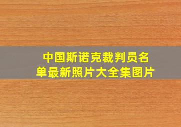 中国斯诺克裁判员名单最新照片大全集图片