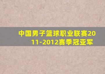 中国男子篮球职业联赛2011-2012赛季冠亚军