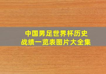 中国男足世界杯历史战绩一览表图片大全集